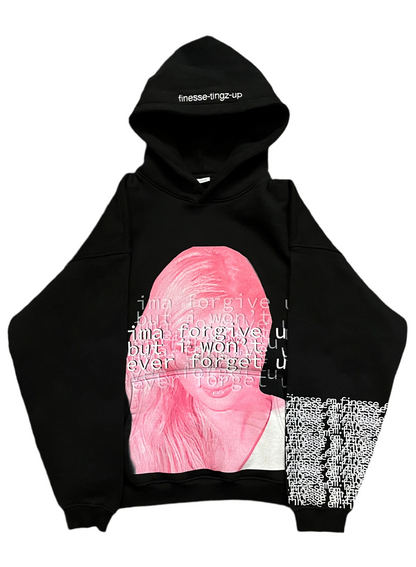 „unforgettable” black hoodie
