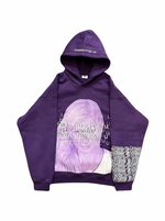 „unforgettable” purple hoodie