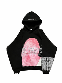 „unforgettable” black hoodie