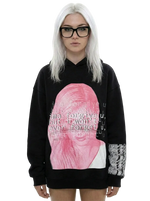 „unforgettable” black hoodie