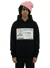 "college dropout" black hoodie