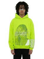„unforgettable” neon hoodie