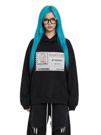 "college dropout" black hoodie - Product Image
