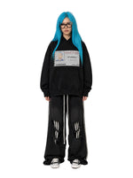 "college dropout" black hoodie - Product Image