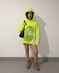 „unforgettable” neon hoodie - Product Image
