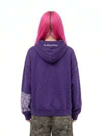 „unforgettable” purple hoodie - Product Image