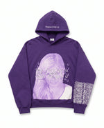 „unforgettable” purple hoodie - Product Image