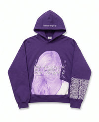 „unforgettable” purple hoodie - Product Image