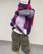 „unforgettable” purple hoodie - Product Image