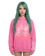 "where is love?" pink hoodie - Product Image