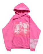 "where is love?" pink hoodie - Product Image